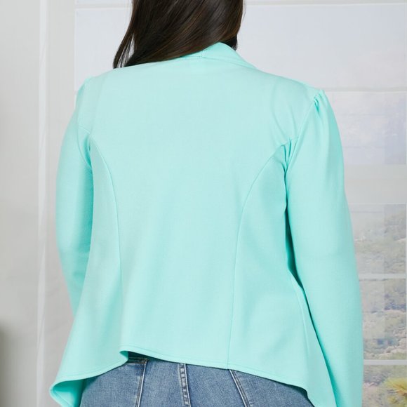 Heimish Late for Lattes Full Size Blazer Jacket - Picture 8 of 10